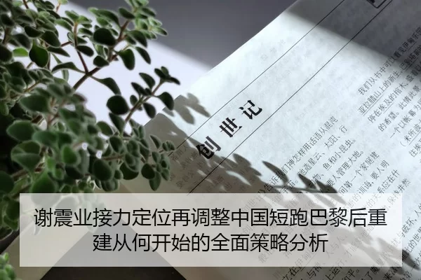 谢震业接力定位再调整中国短跑巴黎后重建从何开始的全面策略分析